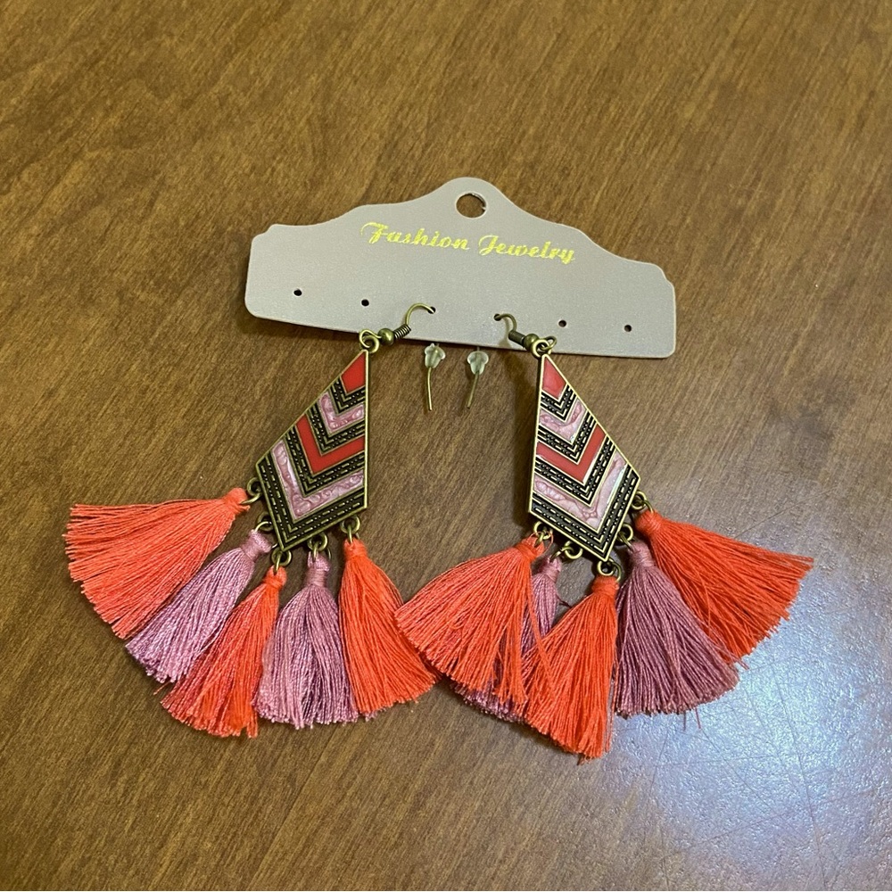 Boho tassel EARTHBOUND dangle Earrings